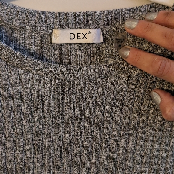 Long sleeve waist tie Dex dress - Picture 2 of 6